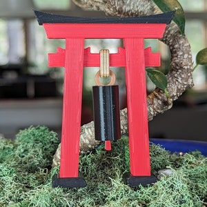 Miniature Torii with Bell