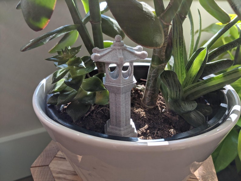 Download 3d Printed Mini Japanese Lantern Bonsai Decoration Figurines Knick Knacks Art Collectibles Kromasol Com