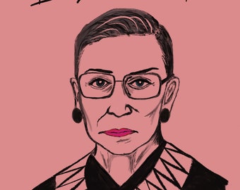 RBG I Dissent - Art Print