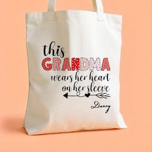 Grandma Tote Bag  | Mother’s Day Gift for Grandma | Thoughtful Gift for Nana | Personalized Tote for Grandma