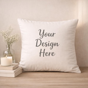 Custom Text Pillow Case  Personalized Cushion Cover Custom Pillow Cover with Images  Double Sided Printing Personalised Pillow