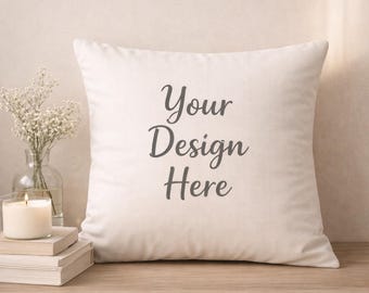 Custom Text Pillow Case  Personalized Cushion Cover Custom Pillow Cover with Images  Double Sided Printing Personalised Pillow