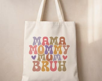Personalized Mom Tote Bag - Best Mom Gift - Custom Mother's Day Gift - Mommy Shopping Bag - World's Best Mom Custom Name Tote