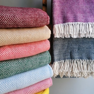 Herringbone Blanket, Eco Friendly Throw, Cotton Blanket, TURKISH BLANKET, Cozy Blanket , Bed Blanket, Woven blanket, Christmas Gift