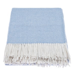Herringbone Blanket 180 x 220 cm, Cotton Blanket , TURKISH BLANKET,  Cozy Blanket , Bed Blanket, Woven blanket, Christmas Gift uk