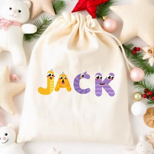 Kinder Goodie Bag - Personalisierte Goodie Bag - Individuelle Goodie Bag - Namenstasche für Kinder - Kordelzugbeutel