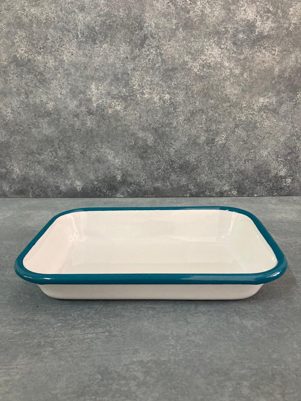 Enamel Baking Tray Falconware Enamelling Deep Plate Etsy