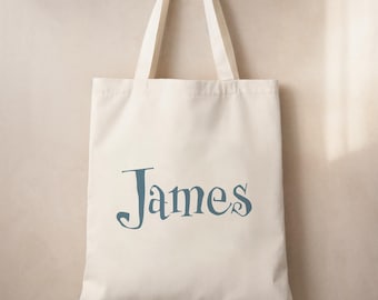 Personalised Kids Tote Bag with Name – Custom Boys & Girls Bag, Gift for School, Nursery, Birthday Present