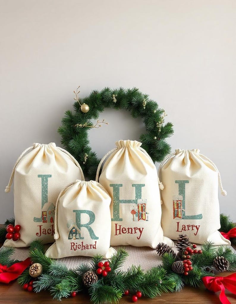Personalised Santa Sack Christmas Sack Personalised Christmas Toy Sack