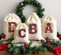 Personalised Santa Sack Christmas Sack Personalised Christmas Toy Sack Name & Initial Christmas Gift Bag Xmas