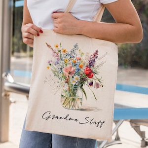 Grandma Tote Bag  | Mother’s Day Gift for Grandma | Thoughtful Gift for Nana | Personalized Tote for Grandma