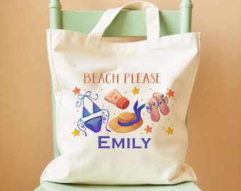 Personalisierte Strand Tragetasche: Benutzerdefinierte Sommer Urlaub Geschenk