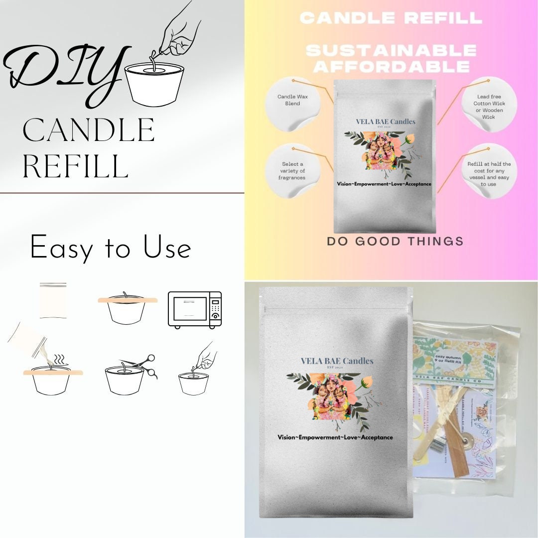 Candle Making Kit Candle Making Set , Soy Wax Candle Refill Kit