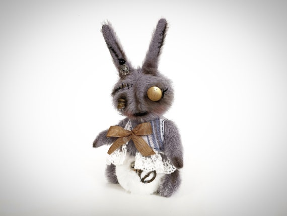 Gothic pet bunny  Cute dolls, Cute toys, Cute stuffed animals