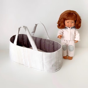 Porte-bébé/panier pour poupée, lit pour bébé, sac de transport pour poupée, cadeau d'anniversaire pour fille.