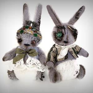 Peluche de conejito espeluznante Muñeco de conejito zombi Animal de cosas raras