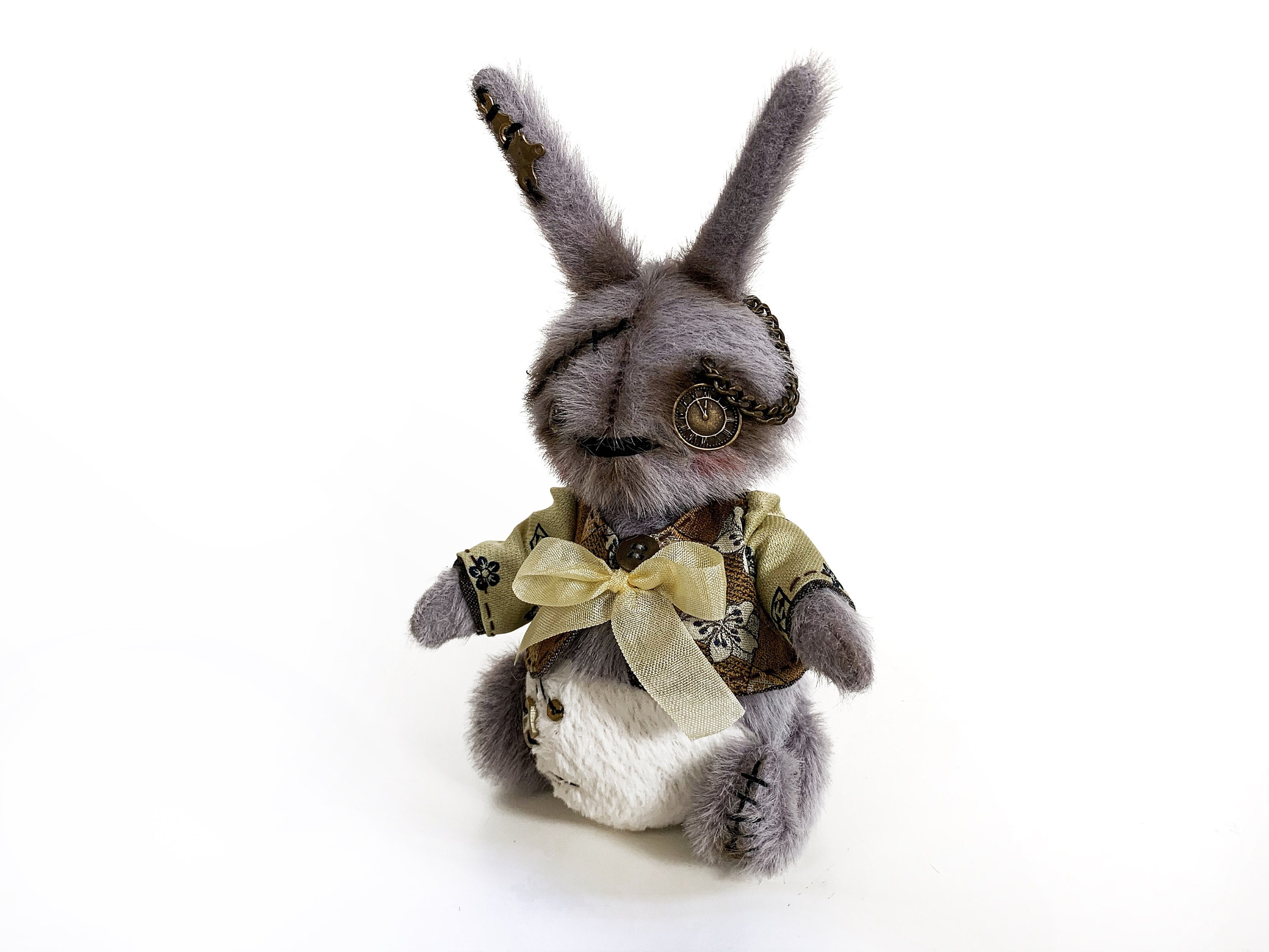 ホラーぬいぐるみバニー不気味なぬいぐるみ人形男の子ウサギ