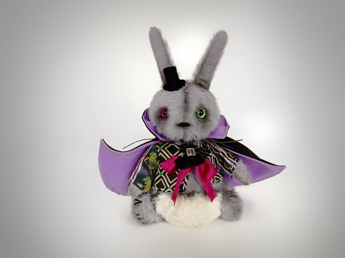 Vampire Plush Bunny Creepy Cute Plush Rabbit Horror Stuffed 