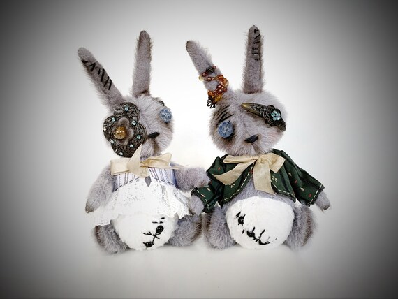 Buy Creepy Cute Plush Bunny Doll Handmade Weird Stuffed Animal Online in  India 