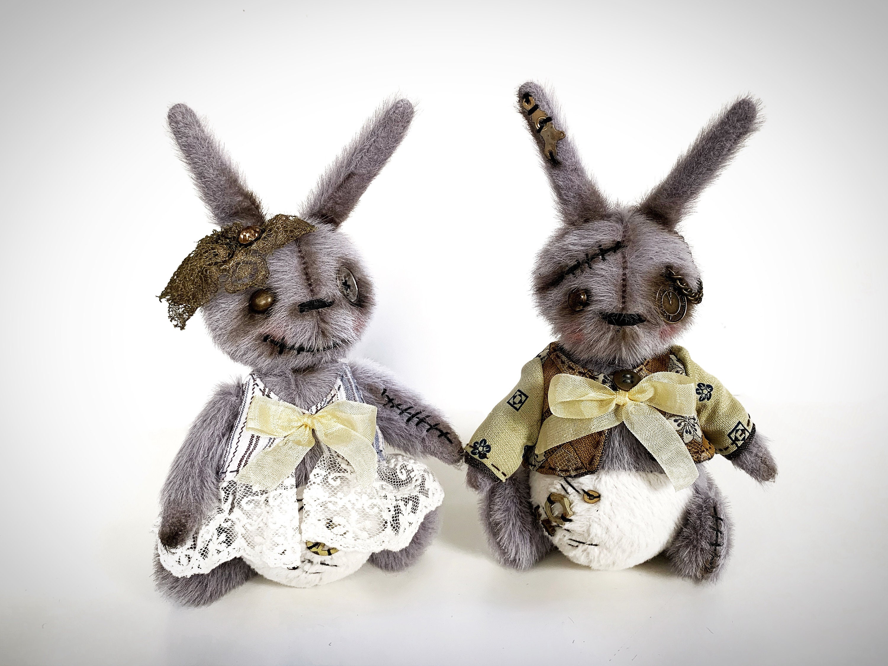 Horror Plush Bunny Voodoo Doll Handmade Creepy Plush Rabbit - Etsy