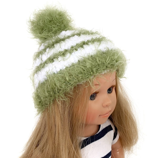 18 inch doll hat Doll beanie Crochet hat for doll AG doll hat