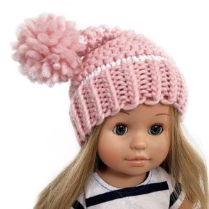 Knitted doll hat 18 inch doll hats Handmade doll clothes