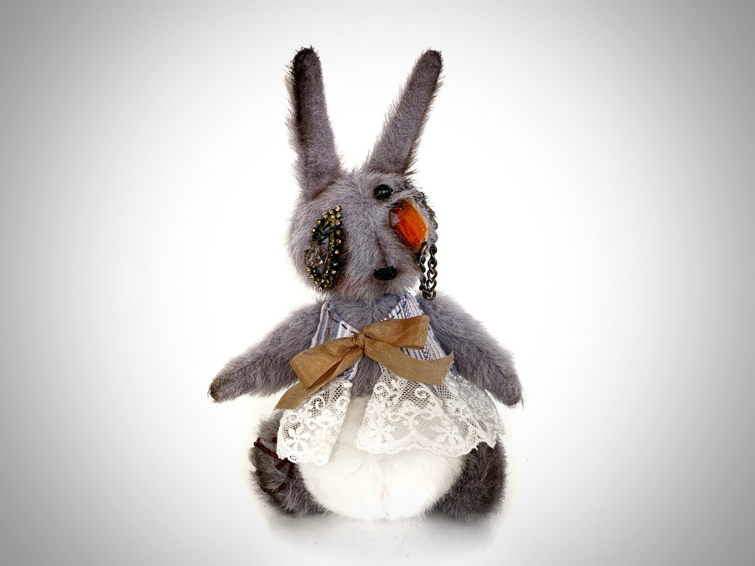 Green Zombie Rabbit Handmade Zombie Bunny Plush Creepy Stuffed Animal Gothic Plush Doll - Etsy