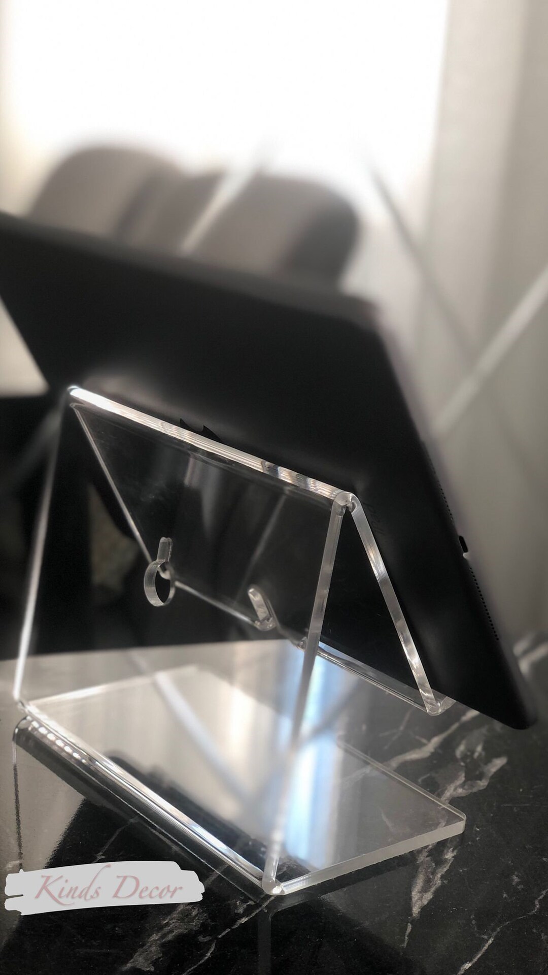 Clear Tablet Stand Plexiglass Etsy