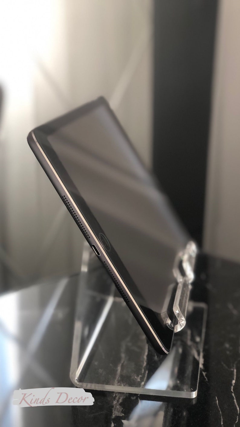 Clear Tablet Stand Plexiglass Etsy