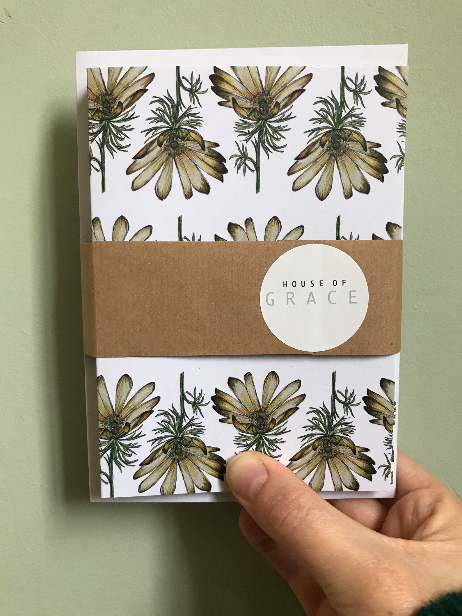 Floral Blank Cardspack of 6 A6 Etsy