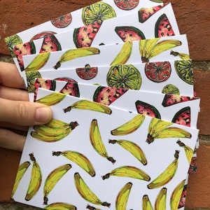 Fun Fruits Blank Cards-Pack de 6 (A6)