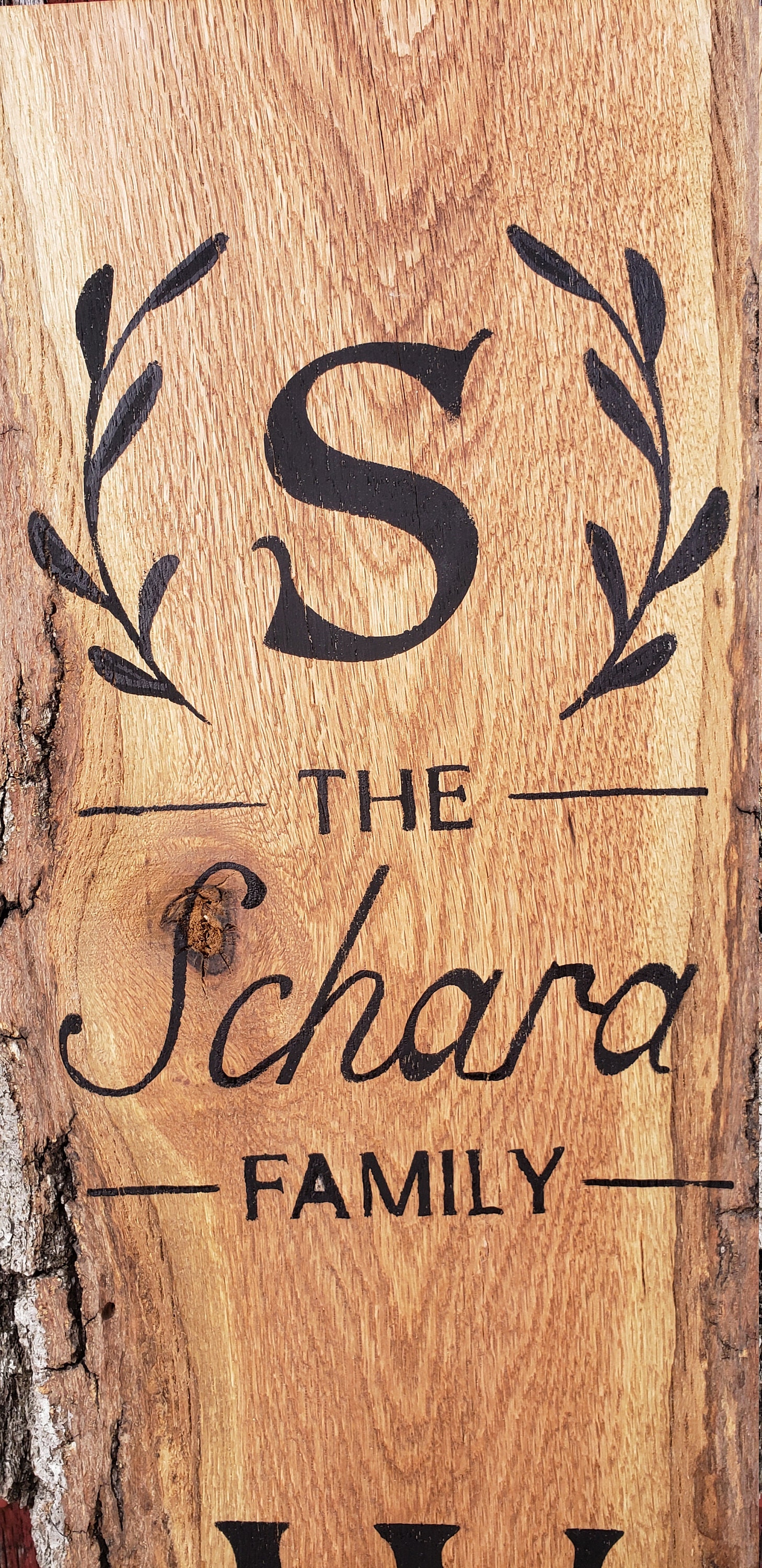 Personalized Family Wooden Sign - Up to 6 People & 3 Pets - Halloween Gift Idea for Family - Boo Crew main image 1