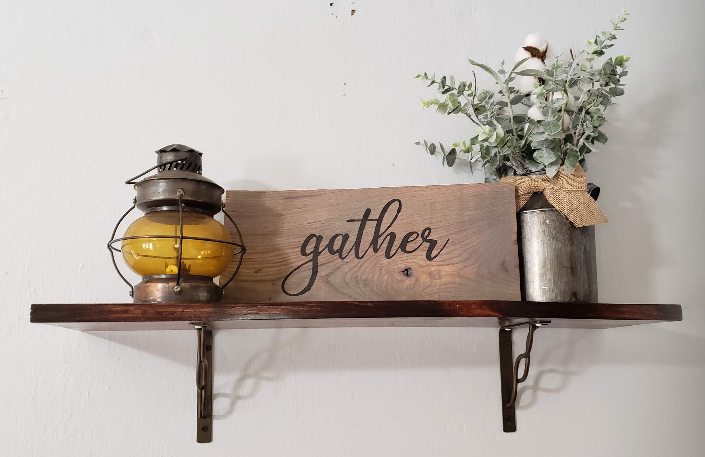 Gather Sign, Family Sign, Rustic Wood Sign, Farmhouse Sign, Rustic Sign ...