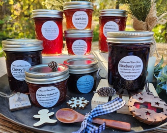 Happy Anniversary Artisan Jam Lover's Gift Box - Handpicked Jams & Jellies, Wedding Foodie Gift, Housewarming  Fresh Preserves Gift Box