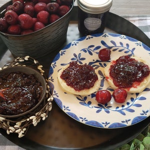 Kirschmarmelade, Frische Marmelade und Gelee vom Bauernhof, Gourmet Essen Geschenke, Foodie Geschenk naturbelassen, lokal angebaut, Handverlesene Früchte, Marmelade, Bauernhof zum Tisch