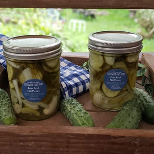 Dill Pickles, Artisan Small Batch Dill Pickles, Sour Dill Pickles, Dill Pickle Lover&#39;s Delight, Farm to Table, Made in Wisconsin