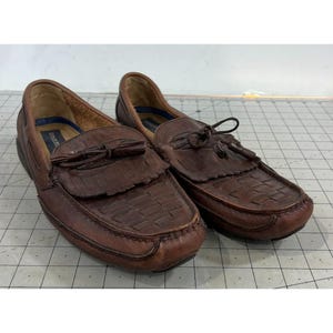 Giorgio BRUTINI Sz 10.5M Men\'s Tan Tassel Leather Loafers Giorgio brutini shoes brown - Gem main image 4