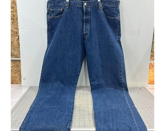 Jeansy Levi's 501's Original Fit, niebieskie, męskie, z klasycznym rozporkiem na guziki, rozmiar 42, długość 36