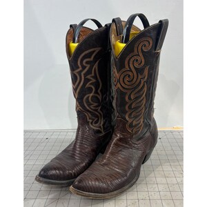 Lizard Skin Cowboy Boots - Etsy display picture 1