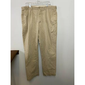 Polo By Ralph Lauren Andrew Men&#39;s 38x32 Khaki Classic Fit Chino Pants 100% Cotton