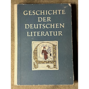 Grabert-Mulot GESCHICTE der DEUTSCHEN LITERATUR 1958 German Edition Hardcover