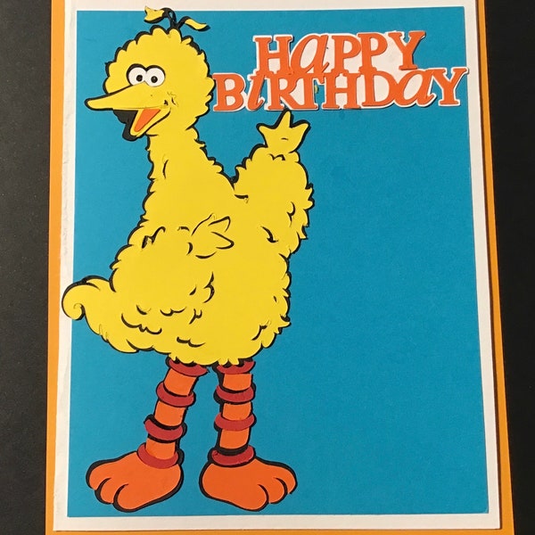 Sesame Street birthday card