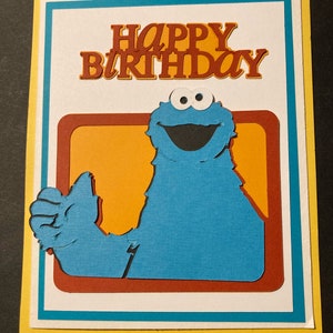 Carte d'anniversaire Rue Sésame
