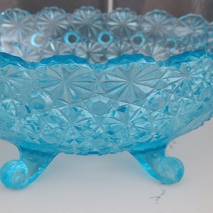 Vintage Blue Nut Bowl