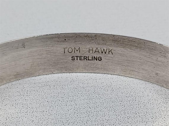 Authentic Tom Hawk Sterling Silver Native America… - image 3