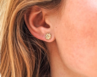 Zeeland knot earrings | Zeeland studs | Minimalist Zeeland stud earrings | Earring Zeeland knot | Gold or silver Stainless steel
