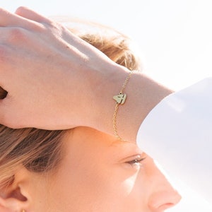 Pulsera Velero | pulsera de vela | Joyas minimalistas con dijes de veleros | Charm Pulsera Velero | Acero inoxidable dorado o plateado Acero inoxidable