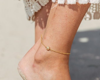 Zeeland knot anklet | Zeeland anklet | Minimalist Zeeland charm jewelry | Zeeland knot | Gold or silver Stainless steel