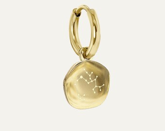 Zodiac sign Sagittarius earring | Sagittarius Zodiac earring | Constellation single earring | Starry sky ornament | Gift for her | Stainless steel