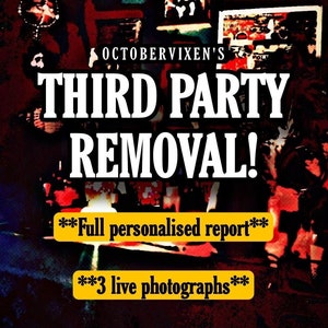 THIRD PARTY REMOVAL / spell guide and instructions love / divine / overcome the obstacles / personal report plus 3 live photos included!